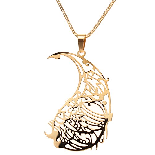 Asoodehdelan Persian Parsi Farsi Calligraphy Poem Necklace Persia Gift Art
