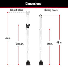 Load image into Gallery viewer, Master Lock 265D Door Security Bar, Pack of 1, White
