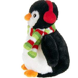 Bearington Flurry Plush Stuffed Animal Penguin, 7 inches