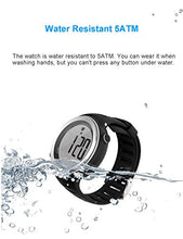 Load image into Gallery viewer, EZON Heart Rate Monitor and Chest Strap,Exercise Heart Rate Monitor,Sports Watch with HRM,Waterproof,Stopwatch,Hourly Chime T007
