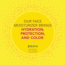 Load image into Gallery viewer, Jergens Natural Glow Self Tanner Face Moisturizer, SPF 20 Facial Sunscreen, Medium to Deep Skin Tone, Sunless Tanning, Oil Free, Broad Spectrum Protection UVA and UVB, 2 oz (Packaging May Vary)
