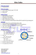 Load image into Gallery viewer, CAT6E Plenum (CMP), 1000ft, UTP 23AWG, Solid Pure Copper, 600MHz, UL Certified, Easy to Pull (Reelex II) Box, Bulk Ethernet Cable in White
