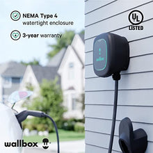 Load image into Gallery viewer, Pulsar Plus Level 2 Electric Vehicle Smart Charger - 40 Amp NEMA Ultra Compact, WiFi, Bluetooth, Alexa and Google Home - 25 Foot Cable - UL Certified - Indoor/Outdoor - by Wallbox
