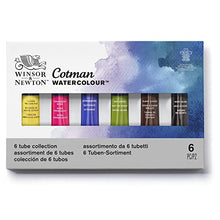 Load image into Gallery viewer, Winsor &amp; Newton Cotman Water Colour Paint, Set of 6, 8ml Tubes
