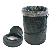 Load image into Gallery viewer, Redmon Green Culture Campers Choice Pop Up Trash Container
