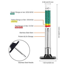 Load image into Gallery viewer, GODESON Tire Tread Depth Gauge with Dial Type Tire Tread Gauge
