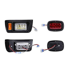 Load image into Gallery viewer, 10L0L Golf Cart LED Headlight and Tail Light Kit for Club Car DS 1993-up with Turn Signals Switch Horn Hazard Brake Lights Harness, 12 Volts
