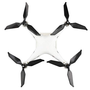 O'woda Foldable Carbon Fiber Tri-Blades Propellers Low-Noise Quick Release CW & CCW Props for DJI Phantom 3 Standard/Professional/Advance / 3SE Drone Accessories