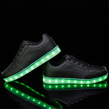 Load image into Gallery viewer, SANYES USB Charging Light Up Shoes Sports LED Shoes Dancing Sneakers SYDB551-Black-40
