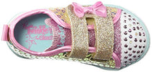 Load image into Gallery viewer, Skechers Kids Girls Shuffle LITE-Mini Mermaid Sneaker, Gold, 5 Toddler
