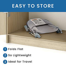 Load image into Gallery viewer, Delta Children Baby Bather Includes 2 Reclining Positions, Grey Tide
