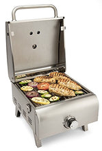 Load image into Gallery viewer, CUISINART CGG-608 Portable, Professional Gas Grill, One-Burner, Stainless Steel
