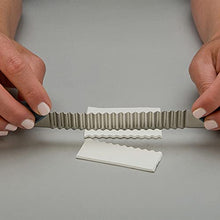 Load image into Gallery viewer, Sculpey Tools Clay Blades, 3 blades included - flexible, wavy and rigid blade, polymer oven-bake clay tool, great for all skill levels and craft projects
