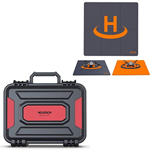 VCUTECH Drone Landing Pad with Mavic Air 2 Hardcase Compatible with DJI Mavic Air 2 Drone/Fly More Combo & Drone Accessories
