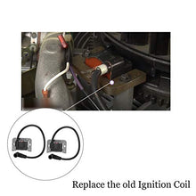 Load image into Gallery viewer, 2 Pcs Ignition Coils compatible with Kohler CH18 CH20 CV18 CV20 SV710 etc,Replace part# 24-584-01S 24 584 45-S
