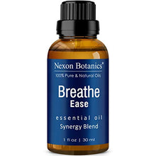 Load image into Gallery viewer, Breathe Essential Oil Blend 30 ml - Pure, Natural Breath Easy Essential Oil from Eucalyptus, Peppermint, Rosemary, Niaouli - Helps Ease Sinus, Colds, Cough and Congestion - Nexon Botanics
