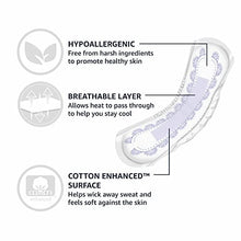 Load image into Gallery viewer, Amazon Basics Incontinence, Bladder Control &amp; Postpartum Pads for Women, Ultimate Absorbency, Long Length, 60 Count, 2 Packs of 30 (Previously Solimo)
