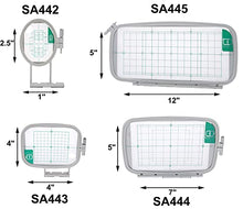 Load image into Gallery viewer, 4 Pcs Premium Embroidery Hoops for Brother PE800 SE1900 PE770 780D PE700 PC6500 Brother Innovis 1250 700 Babylock Embroidery Machine Hoop
