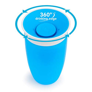 Munchkin Miracle 360 Sippy Cup, Green/Blue, 10 Oz, 2 Count