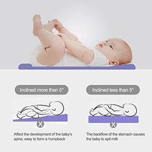 Load image into Gallery viewer, Unisex Infant Support Newborn Lounger Pillow Cute Bear Comfort Newborn Baby Nest Portable Snuggle Bed Mattress Prevent Flat Head Pillow Head Support for 0-6M Newborn Infant Purple
