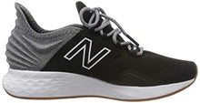 Load image into Gallery viewer, New Balance Women's Fresh Foam Roav V1 Sneaker, Black/Light Aluminum, 8 M US
