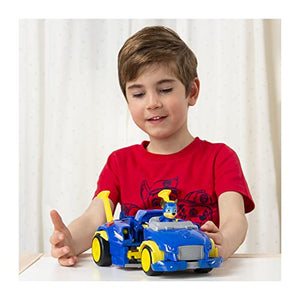 Paw Patrol, Mighty Pups Super Paws Chase’s Powered Up Cruiser Transforming Vehicle, Blue