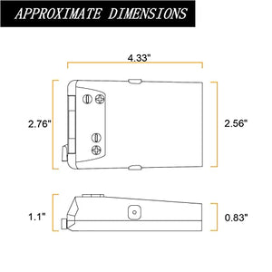Timilge Electric Time Delay Trailer Brake Controller Replace 8507111 Brakeman IV Digital Brake Control for 1 to 4 Axle Trailers (Timed)