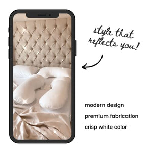 Centerpiece™ Pregnancy Pillow, Adjustable Shredded Memory Foam Fill for Luxury Maternity Support with Removable Bamboo Cotton Cover – U Shape Body Pillow for Pregnant Women – Must Have for Sleeping