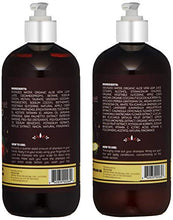 Load image into Gallery viewer, Apple Cider Vinegar &amp; Biotin Shampoo &amp; Conditioner (2 x 16oz) | Infused with Aloe Vera Juice, Argon Oil &amp; Saw Palmetto Extract | Balances pH, Condition, Strengthen, Moisturize &amp; Remove Build-up
