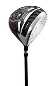 14 Piece Men's All Graphite Senior Complete Golf Clubs Package Set Titanium Driver, Fairway, Hybrid, S.S. 5-PW Irons, Putter, Stand Bag - A Flex SHAFTS