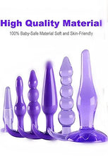 Load image into Gallery viewer, Amal Bu~tt P~lu~g Soft Silicone Anales Trainer Kit for Women Men Beginners Body Training Anale Beads Plug Sticks Wand Model
