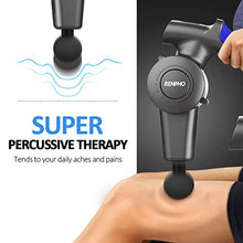 Load image into Gallery viewer, RENPHO Massage Gun with Adjustable Arm, Deep Tissue Muscle Percussion Massager gun,Portable Case Percussion Electric Back Massagers for Self Athletes Muscle Relax&amp;Stiffness FooT Hand Pain Relief Gifts
