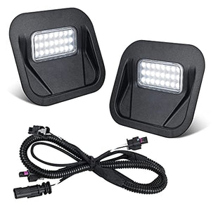 HERCOO Tailgate Step Light LED Truck Bed Multi-Pro Lamp Kit Compatible with GMC Sierra 1500 2500 HD 3500 HD 2020-2021 Chevrolet Silverado 1500 2500 HD 3500 HD 2020, Replacement for 84347814