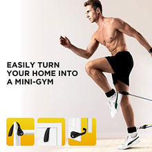 Load image into Gallery viewer, FITFORT Resistance Bands Set Exercise Bands - Workout Bands Stackable up to 150lb, Indoor/Outdoor Fitness Bands with Door Anchor &amp; Handles for Strength, Slim, Yoga, Home Gym Equipment for Men/Women
