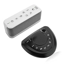 Load image into Gallery viewer, Portable Sound Machines,White Noise Machine with Non Looping Natural Soothing Sounds,Sleep Timer and Memory Function,USB Charge Port,Powered by DC or Battery Travel Sleep Machine for Adults Baby Kids
