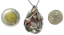 Load image into Gallery viewer, Lake Superior Agate and Sterling Silver Pendant
