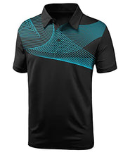 Load image into Gallery viewer, ZITY Golf Polo Shirts for Men Short Sleeve Athletic Tennis T-Shirt 035-Blue-M
