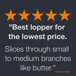 Fiskars Gardening Tools: Bypass Lopper, Sharp Precision-ground Steel Blade, 28” Tree Trimmer (391461-1003)