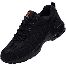 Load image into Gallery viewer, DYKHMILY Steel Toe Shoes for Men Lightweight Safety Work Shoes Slip Resistant Puncture Proof Indestructible Sneakers(13,Black,D9003)
