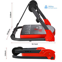 Load image into Gallery viewer, TOGEDI Core Trainers Ab Crunch Home Abdominal Cardio Machine Body Fitness Pectoral Muscle Biceps Building Workout Exerciser Equipment with Resistance Bands Exercise Guide Sport Towel for Gym Office

