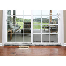Load image into Gallery viewer, HOME DISTRICT Door Draft Stopper for Bottom of Door Sliding Glass Apartment and Patio Door Draft Stopper- Approx. 71&quot; Long Gray
