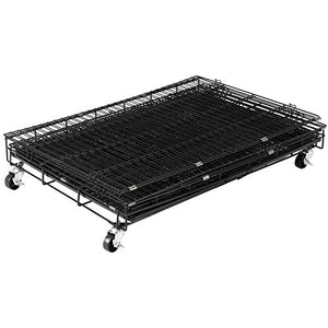 YAHEETECH Collapsible Large 3-Tier Metal Wire Pet Cat Kitten Ferret Chinchilla Cage Playpen Crate Enclosure Kennel Cat Home on Wheels Indoor Outdoor 3X Ramp Ladders/1x Hammock
