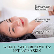 Load image into Gallery viewer, Renew Overnight Sleeping Facial Mask by Doppeltree with Aloe Vera &amp; Hyaluronic Acid - Hydrating Face Mask for Night Time Skin Repair - Formulated in San Francisco
