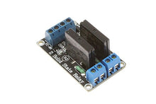 Load image into Gallery viewer, NOYITO 2-Channel Solid State Relay Module High-level Trigger DC Control AC Load AC 240V 2A for PLC Automation Equipment Control, Industrial Control, Circuit Modification(2-Channel 12V)
