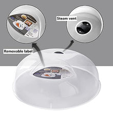 Load image into Gallery viewer, Microwave Splatter Cover, Microwave Cover for Food, Large Microwave Plate Cover Guard Lid with Steam Vents Keeps Microwave Oven Clean, 11.5 Inch BPA Free &amp; Dishwasher Safe-Grey

