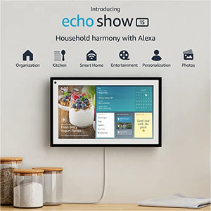 Introducing Echo Show 15, Full HD 15.6" smart display for family organization with Alexa