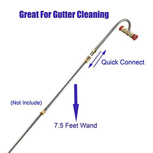 Tool Daily Pivoting Coupler for Pressure Washer Tips, Gutter Cleaner Attachment