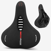 Load image into Gallery viewer, Wittkop Bicycle Saddle [for City Bikes] – Comfortable Saddle for Men and Women with Integrated 5-Zone-Concept and Memory Foam - Waterproof Bike Seat with Airflow System, incl. User Manual
