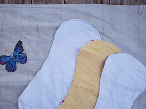 6 Sets of Colorful unique Flannel burp cloths, Baby Girls Burp Cloth, Terry Cloth Burp Rags