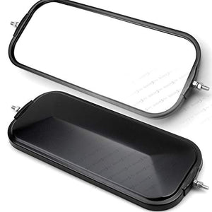 1Pair Side Door Mirror For Isuzu NPR NPR-HD NQR NRR Van Box Truck 1987-2007 Black 7x16